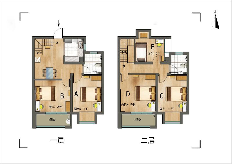 吴中区-阳光天地20幢-上层-南卧-飘窗